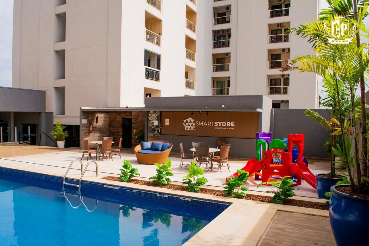 Elegancia & Conforto Flat Mobiliado Goiânia Exterior foto